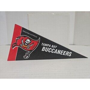 Tampa Bay Buccaneers NFL Football Mini Pennant 9"x4” Felt Banner Flag